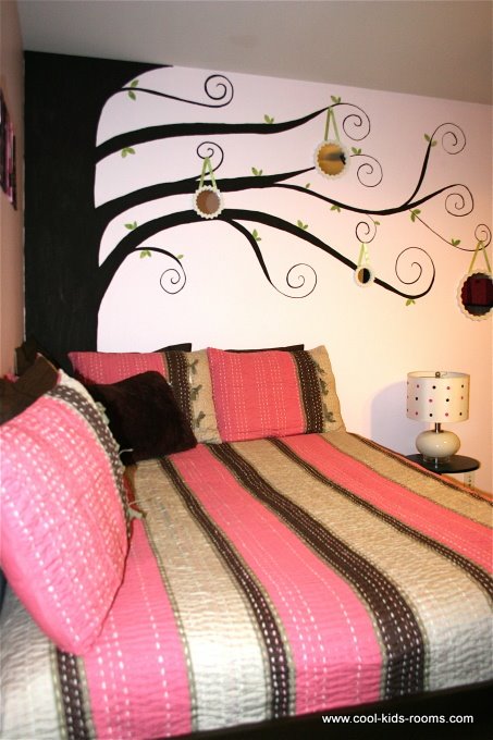 Pink And Brown Teen Girl Bedroom Decorating