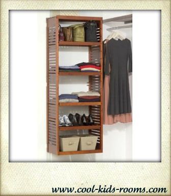 Closet organization system, Deluxe stand alone tower