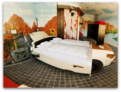 There's a Hotel in Germany Full of Car Beds for Adults