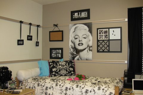 dorm decorating ideas, dorm room bedding, wall decor, dorm